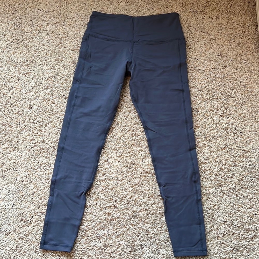 Senita Blue/Grey Capri Legging